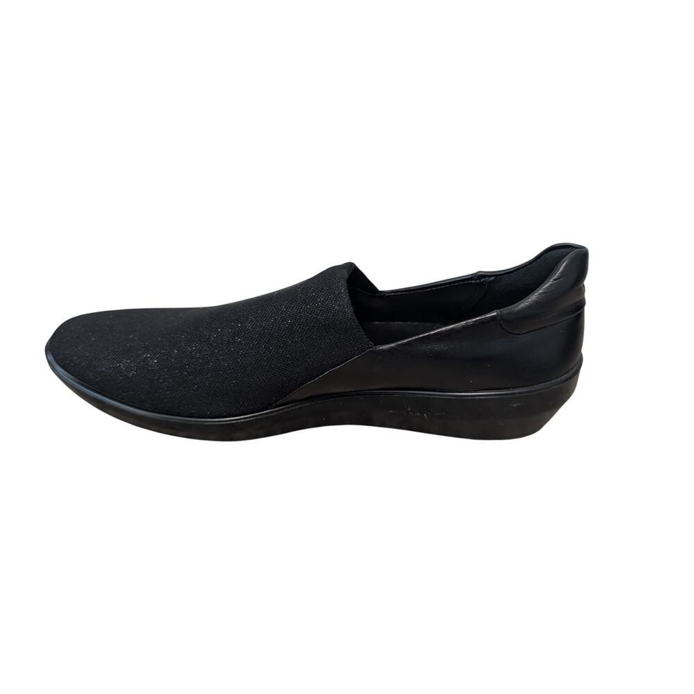 ECCO Incise Urban Women's Black Sparkly Slip On Comfort Loafers Size 8 EU 39